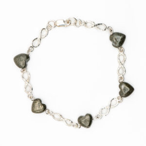 Pulsera corazón piedra