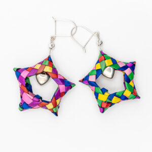 Aretes estrella corazón