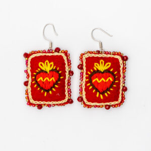 Aretes Sagrado Corazón