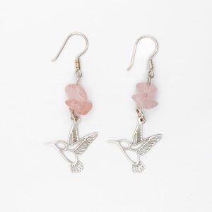 Aretes de colibrí