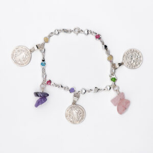 Pulsera medallas San Benito