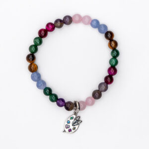 Pulsera acuarela arte