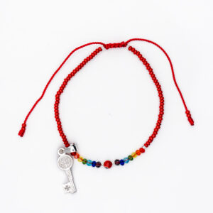 Pulsera San Benito rojo
